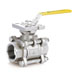 ISO 5211 Direct Mounted Ball Valves,3 pc,V-158T,3 Piece Direct Mounted Ball Valves,Full Bore ,1000/800 psi,Screwed End